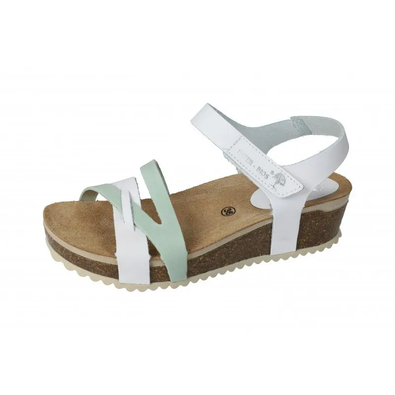 5803 SANDALIAS CON CUÑA color BLANCO