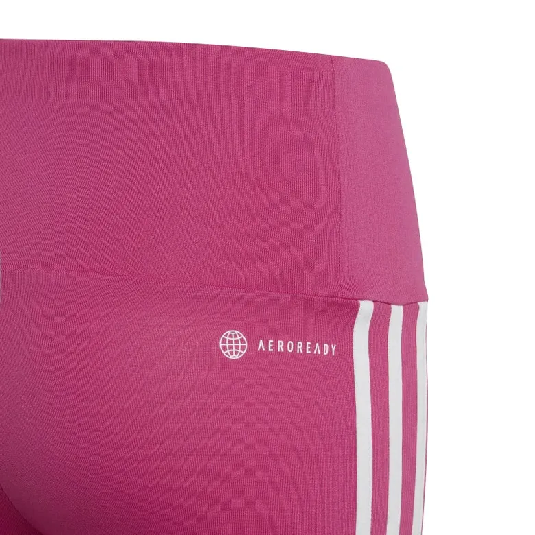 ADIDAS GIRLS ESSENTIALS AEROREADY 3STRIPES HIGHWAISTED LEGGINGS
