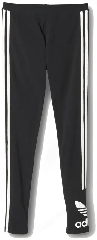 Adidas Original Leggins Trefoil (negro/blanco)