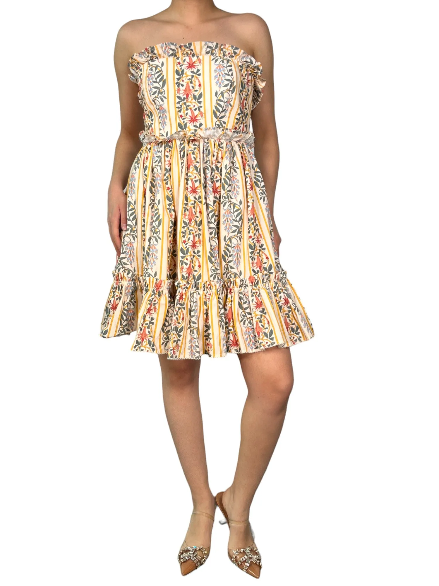 AGUA BENDITA Vestido Rosa Lluvia Floral