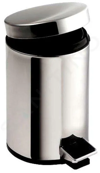 AQUALINE SIMPLE LINE  CUBO DE BASURA 20 L, ACERO INOXIDABLE PULIDO 27120