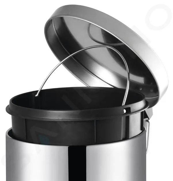 AQUALINE SIMPLE LINE  CUBO DE BASURA 20 L, ACERO INOXIDABLE PULIDO 27120