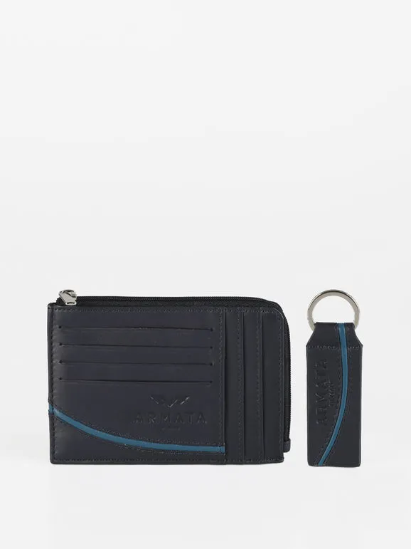 Armata Di Mare Set de regalo de tarjetero y llavero para hombre