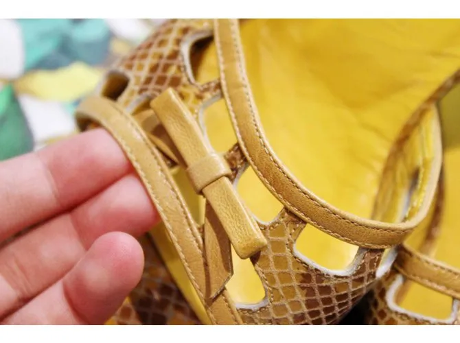 Autre Marque Sandalias kuba kuba Amarillo 