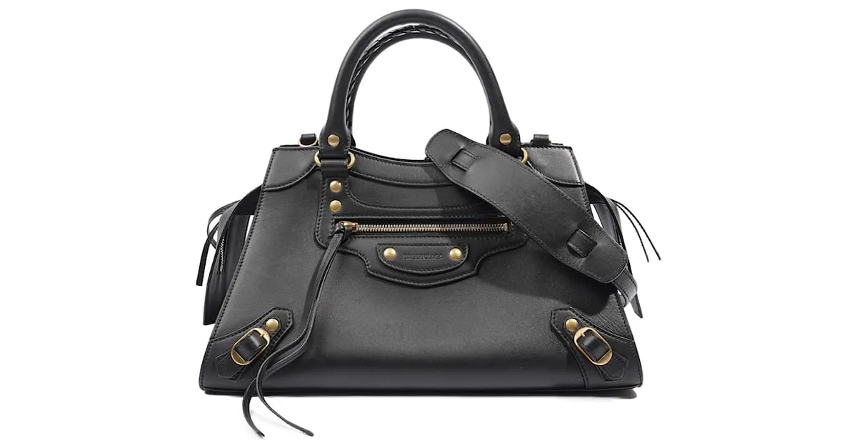 Balenciaga Neo Classic City Cuero Negro Pequeño 