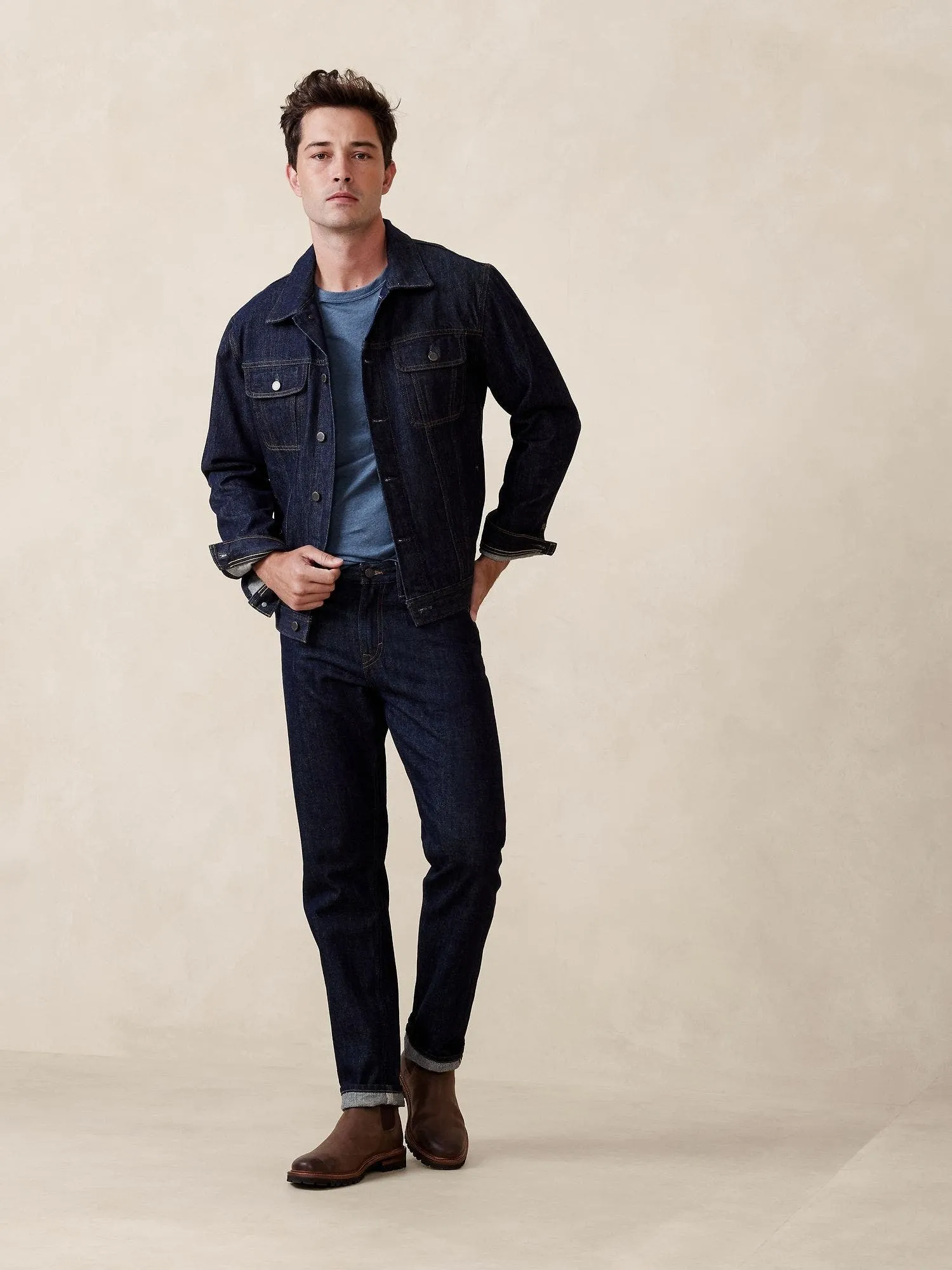 BANANA REPUBLIC POLERA HOMBRE SOFT WASH