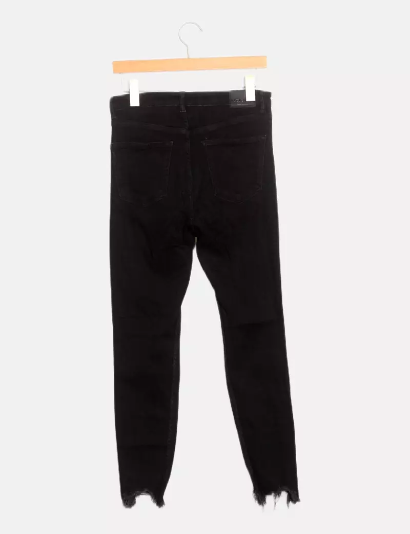 Bershka Pantalón negro elástico