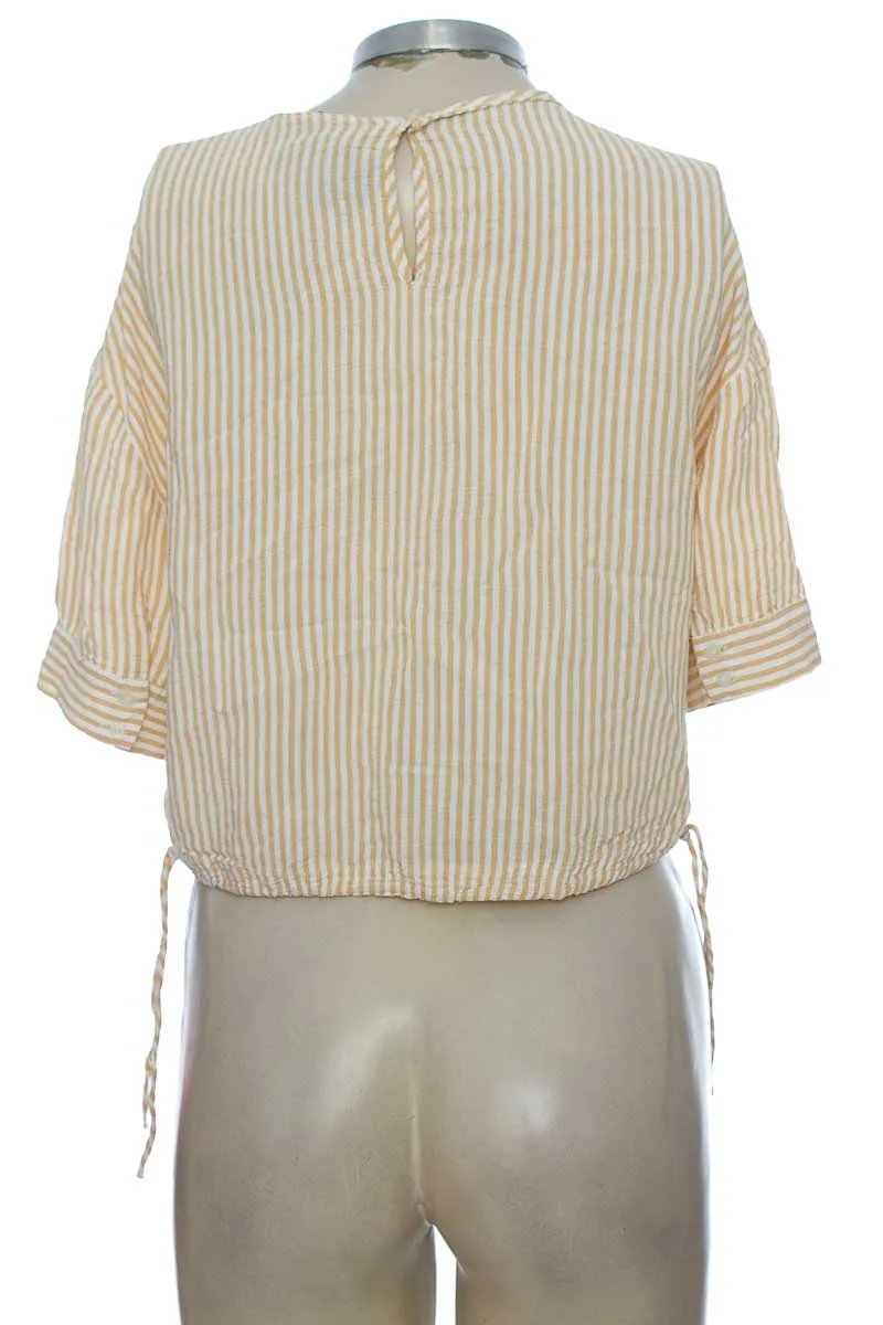 BLUSA COLOR AMARILLO  ZARA