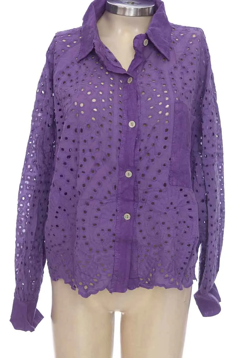 BLUSA COLOR MORADO  BYBLA