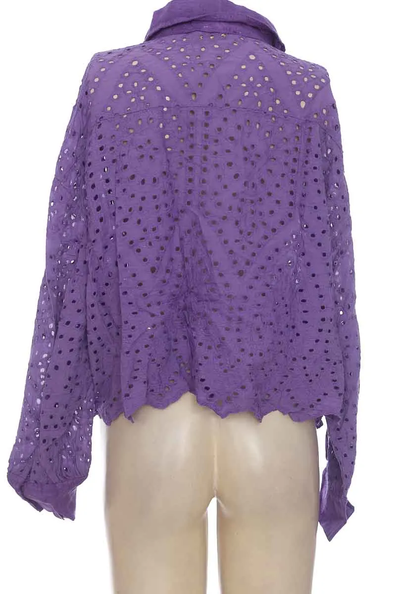 BLUSA COLOR MORADO  BYBLA