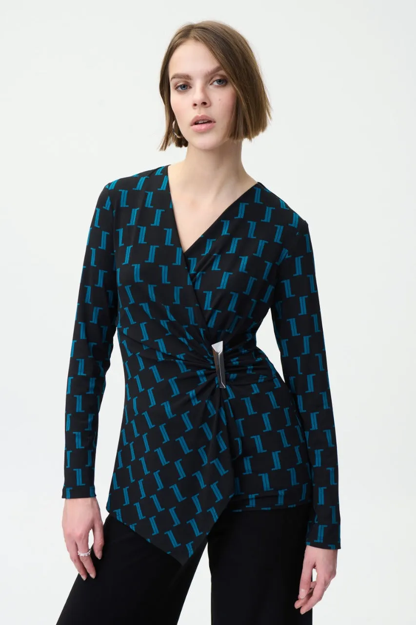Blusa con cuello V Joseph Ribkoff 224215