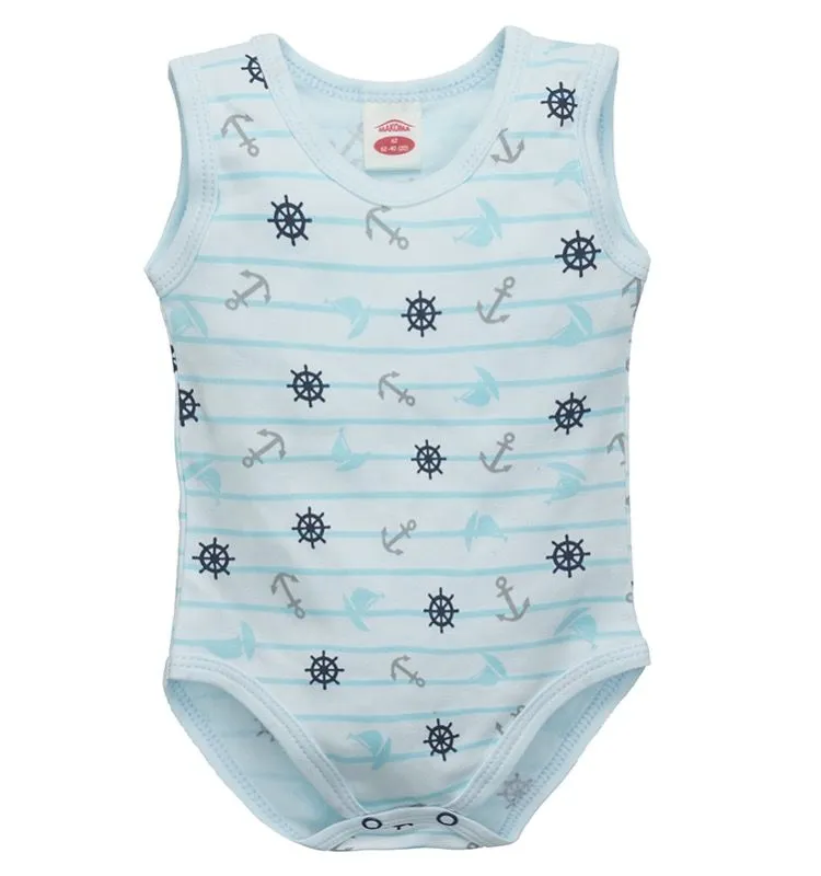 Body de tirantes para bebé colección Sailor