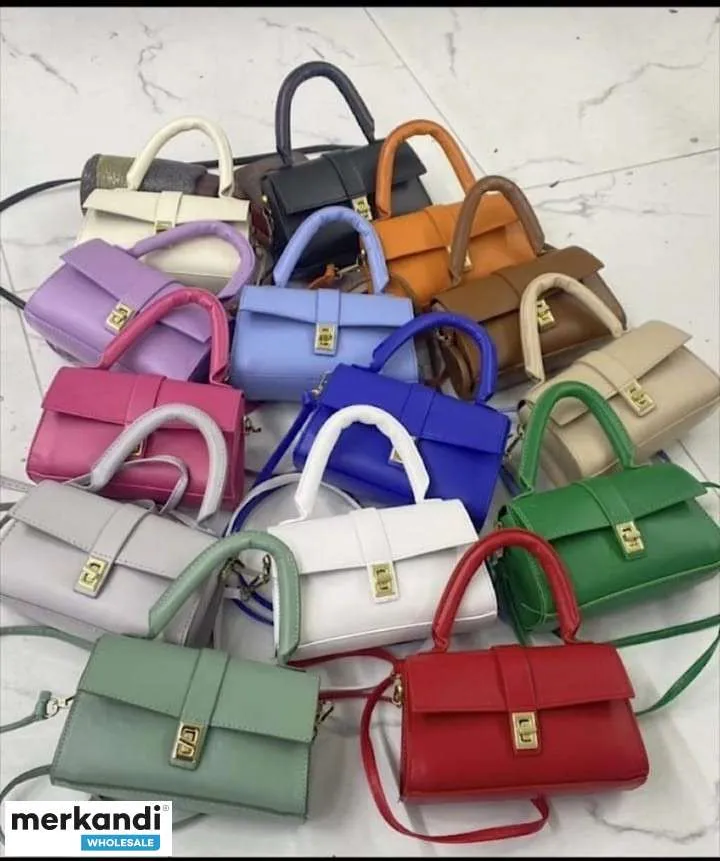 Bolsos de mujer con estilo, al por mayor, variedad de colores.