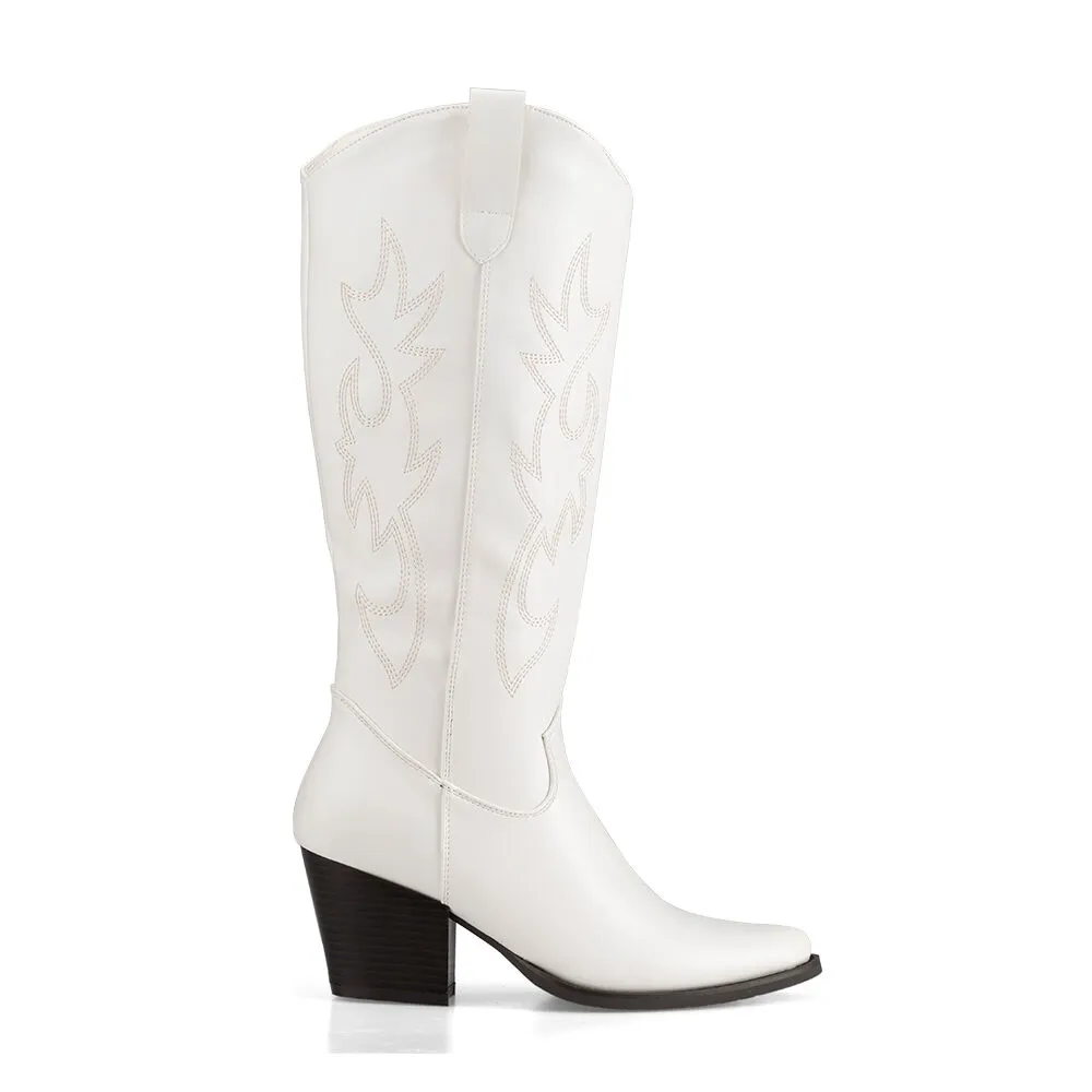 Bota Mujer Cecilia Blanco Weide