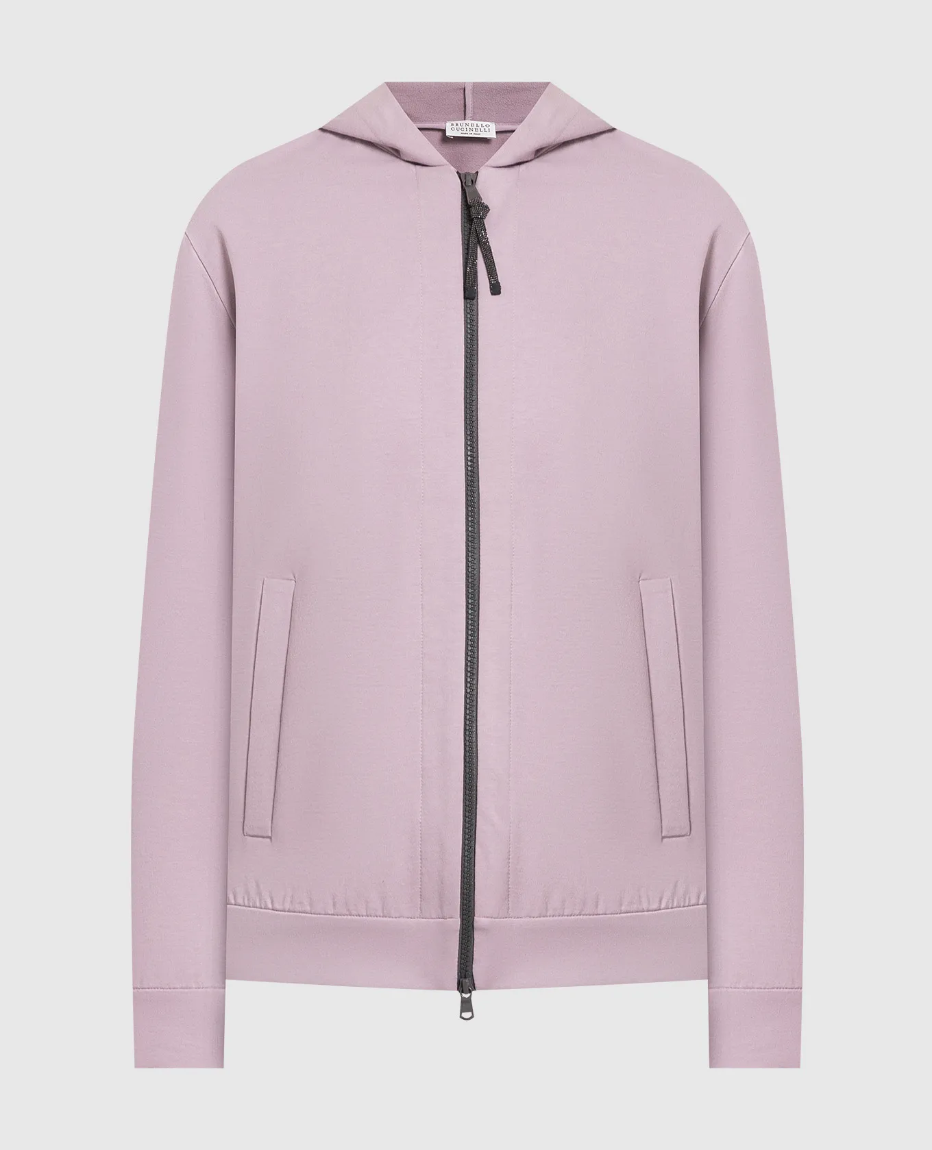 Brunello Cucinelli Purple sports jacket with monil chain