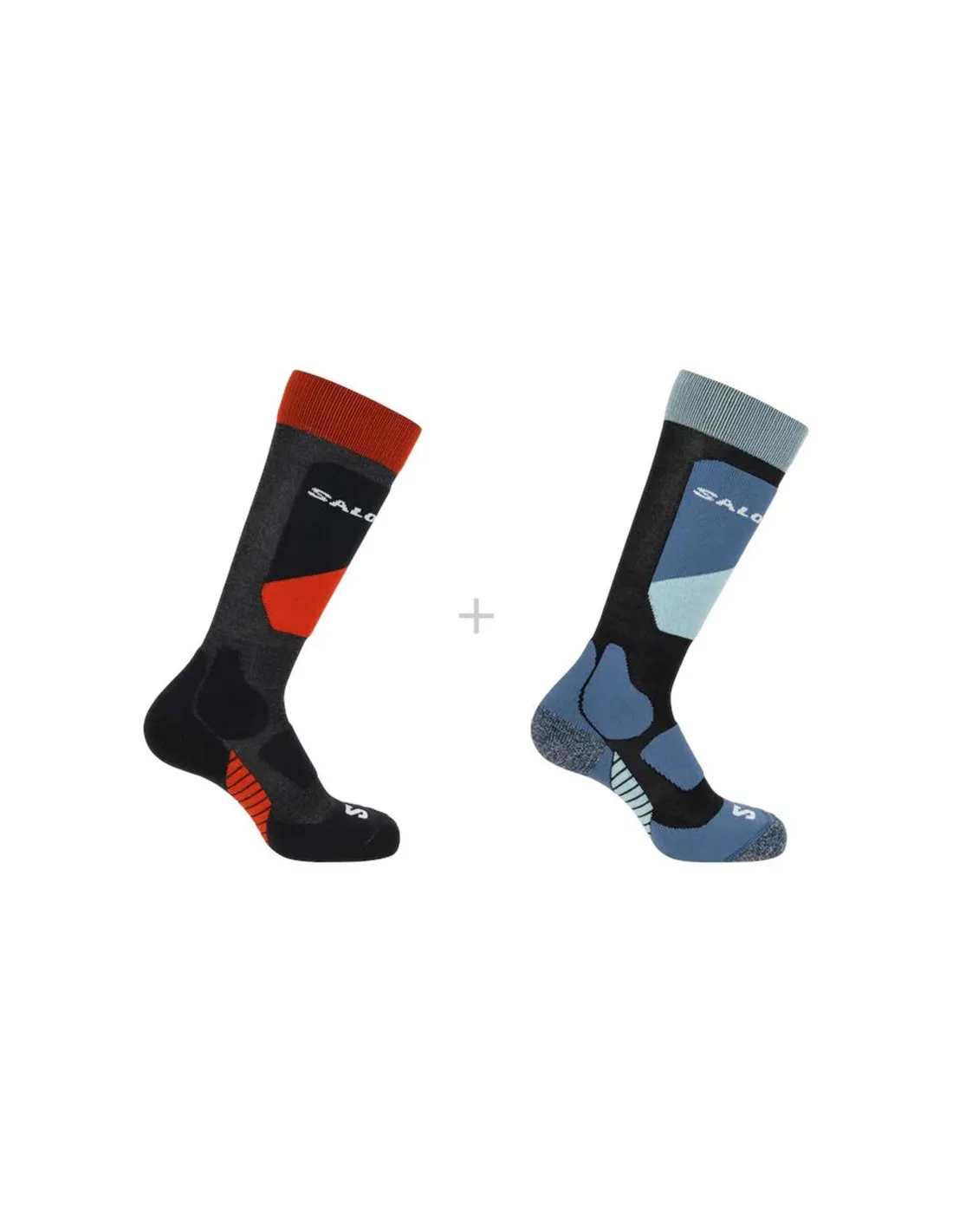 CALCETINES DE SKI Y SNOW SALOMON 2PACKBLACKMAGNET