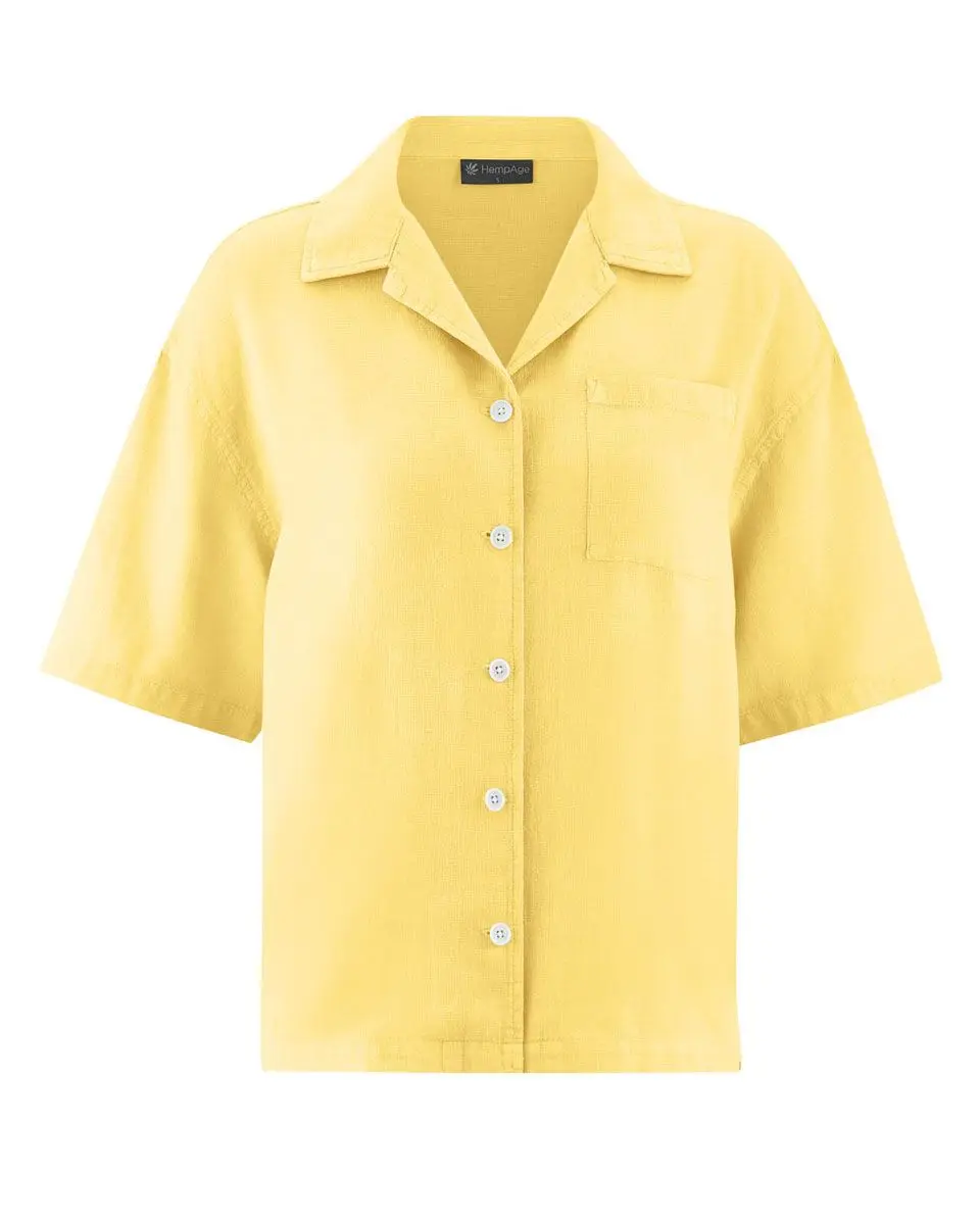 Camisa casual mujer de manga corta ecológica