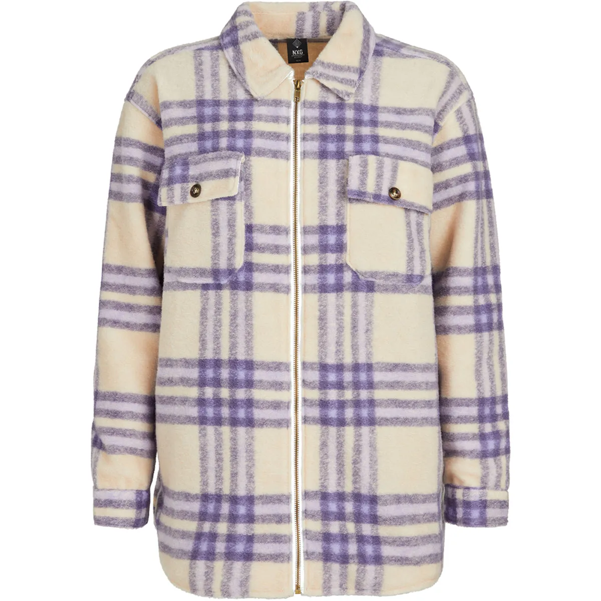 Camisa Mujer Nxgredoak Longsleeve Shirt Protest Lila