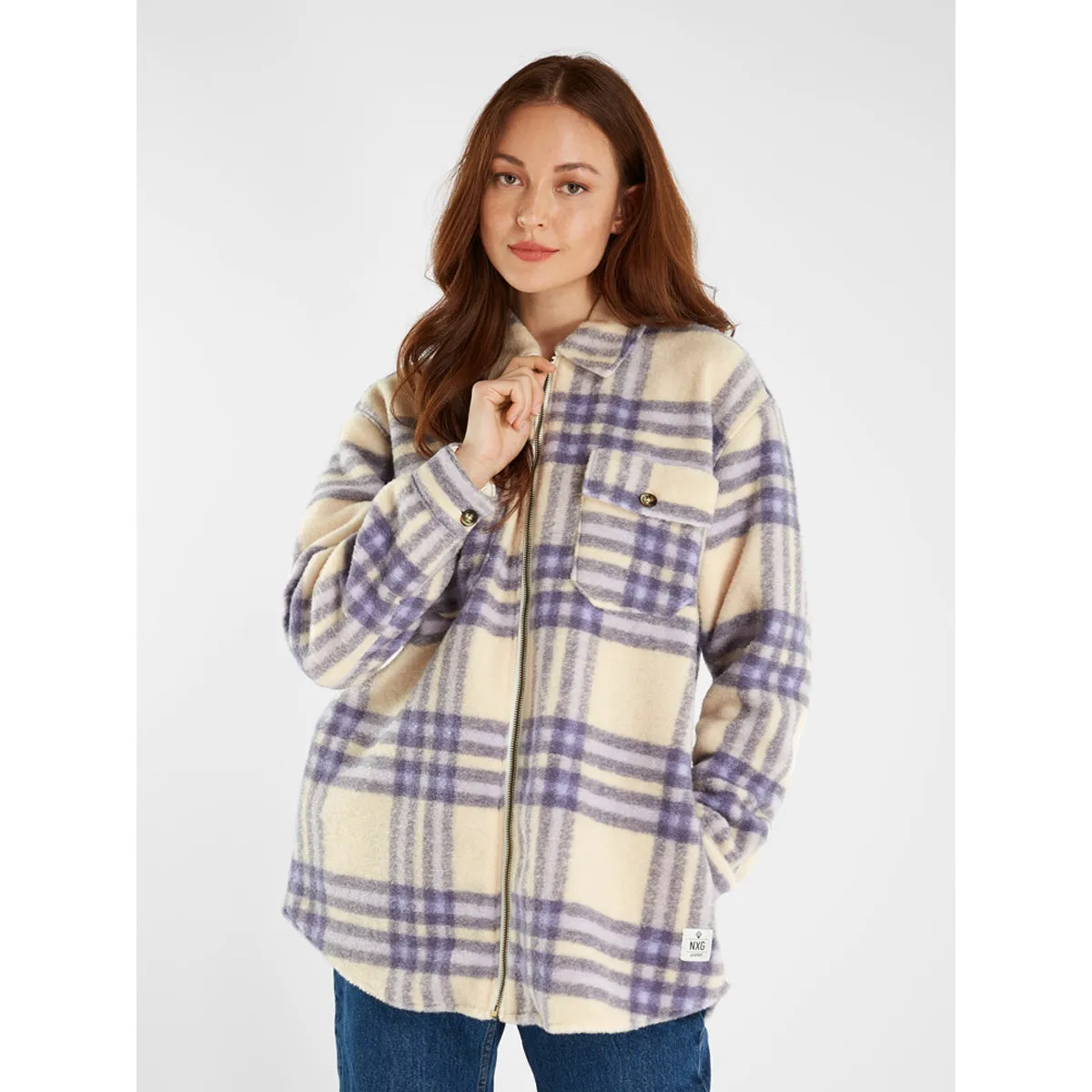Camisa Mujer Nxgredoak Longsleeve Shirt Protest Lila