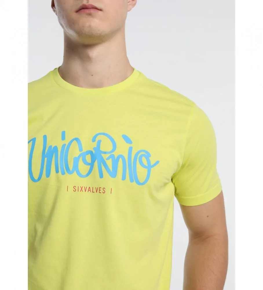 Camiseta Actitud amarillo