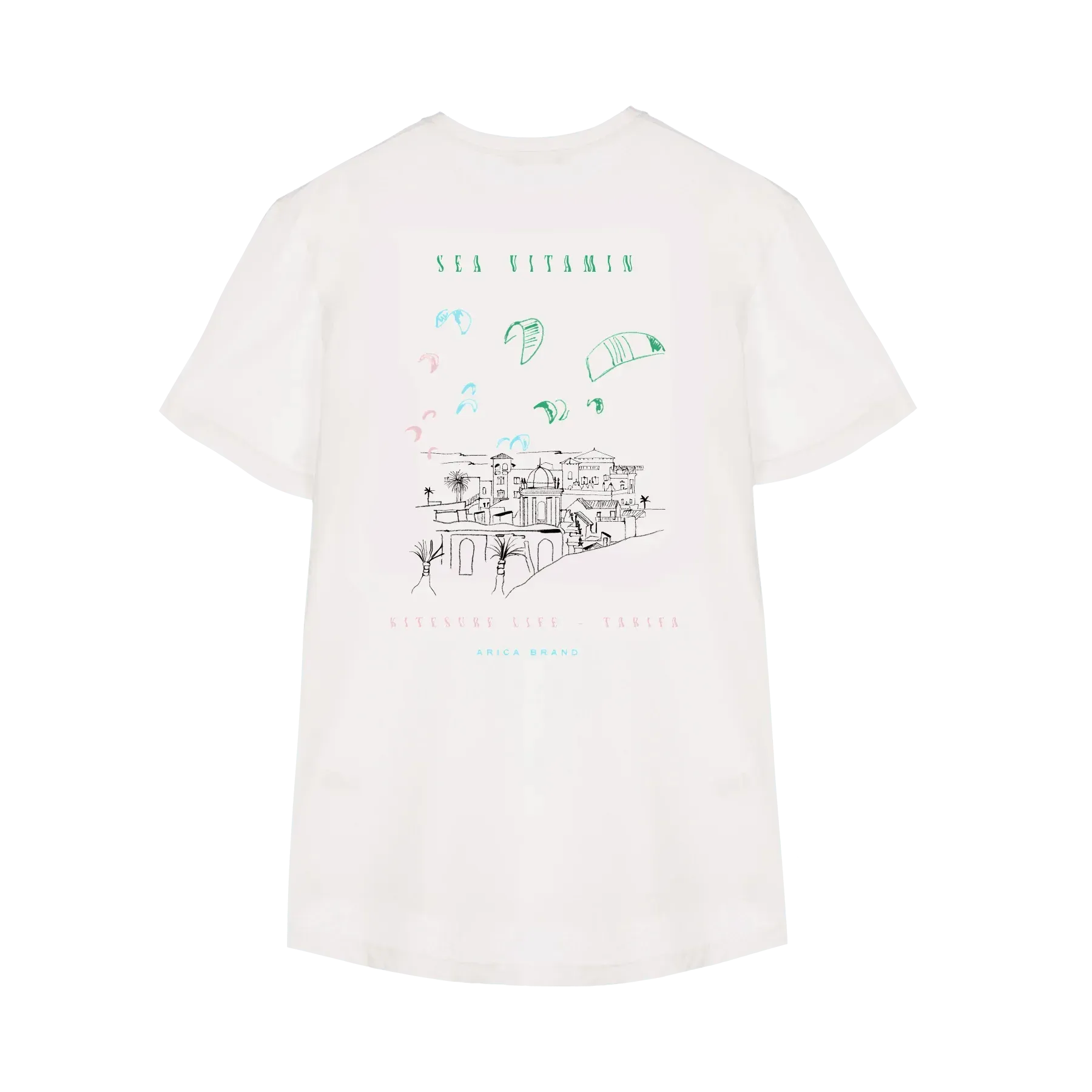 Camiseta Arica Tarifa White