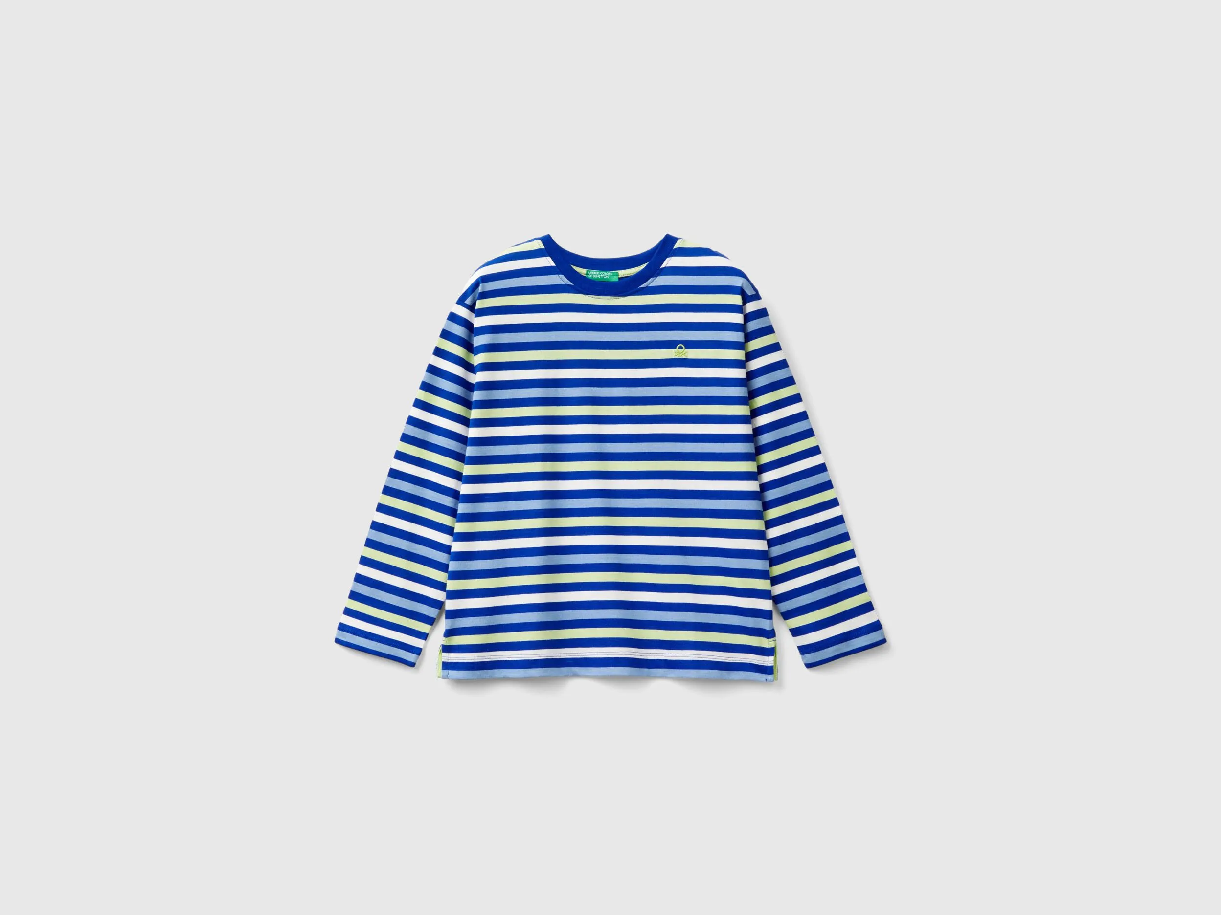 Camiseta de rayas de 100 % algodón