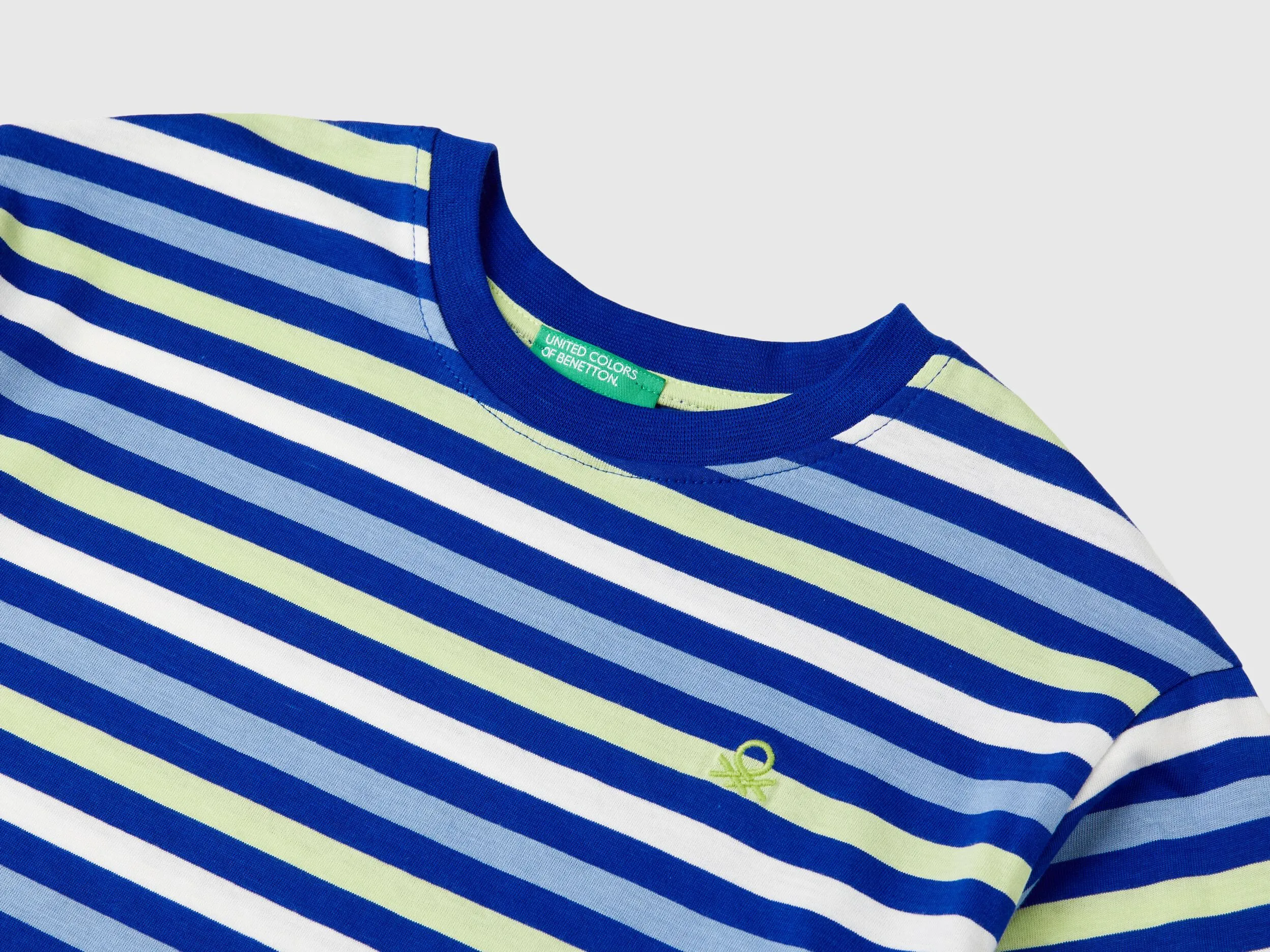 Camiseta de rayas de 100 % algodón