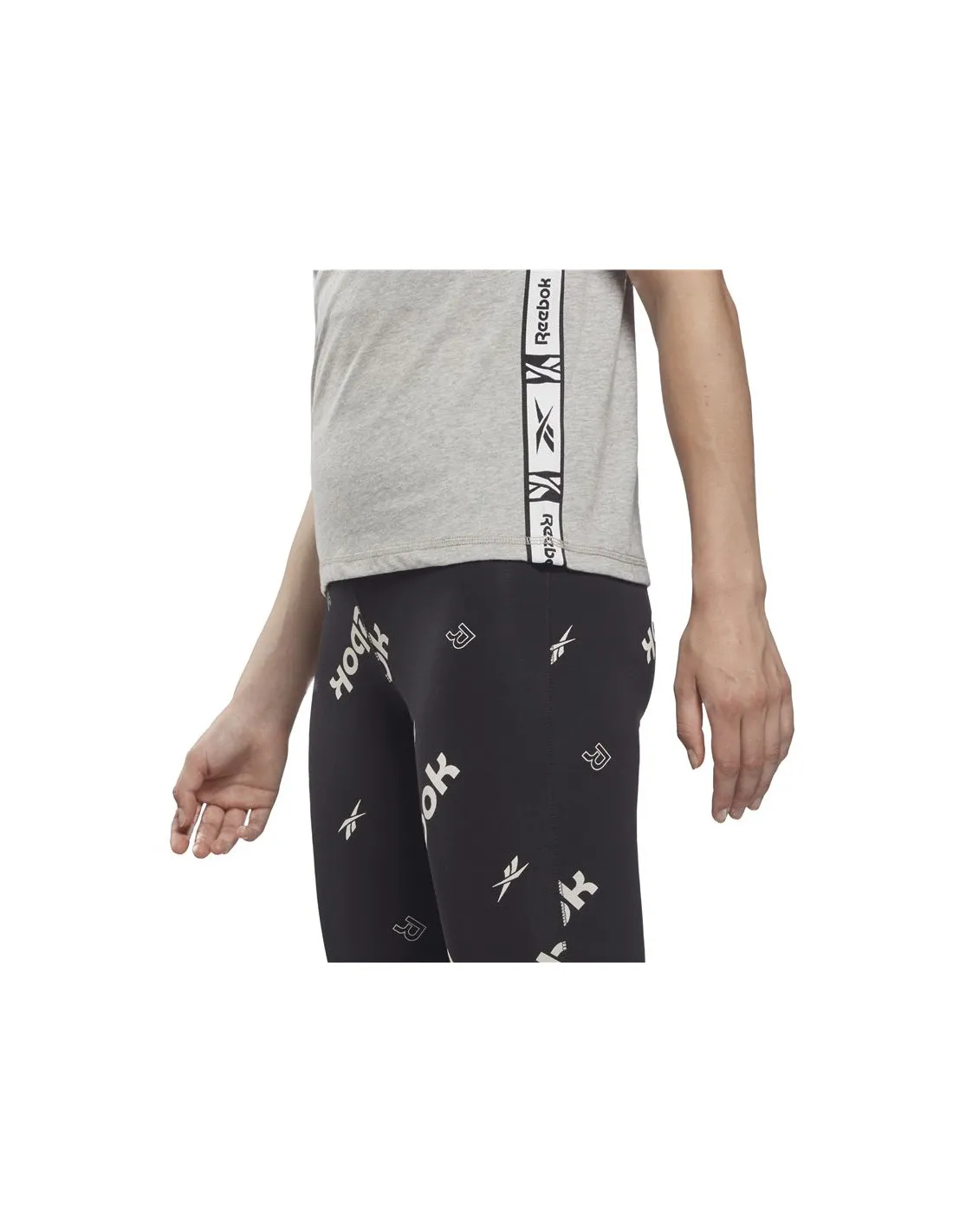 Camiseta de trainning Reebok Tape Pack W Grey