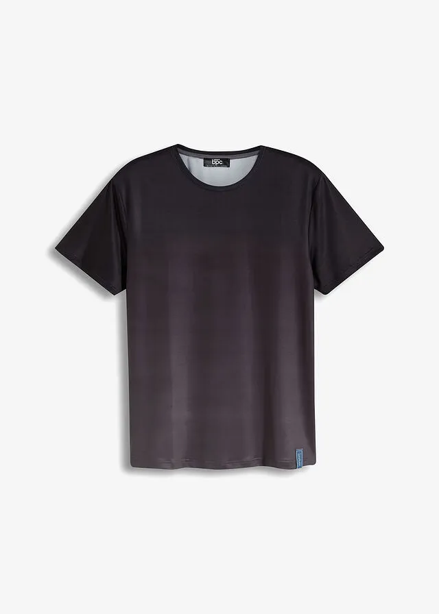 CAMISETA FUNCIONAL CON DEGRADADO CROMáTICO NEGROPIZARRA
