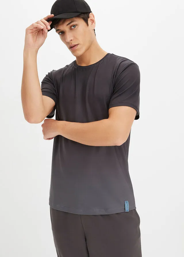 CAMISETA FUNCIONAL CON DEGRADADO CROMáTICO NEGROPIZARRA
