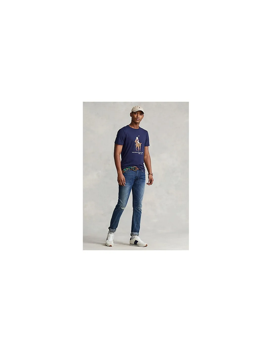 Camiseta Polo Bear Navy