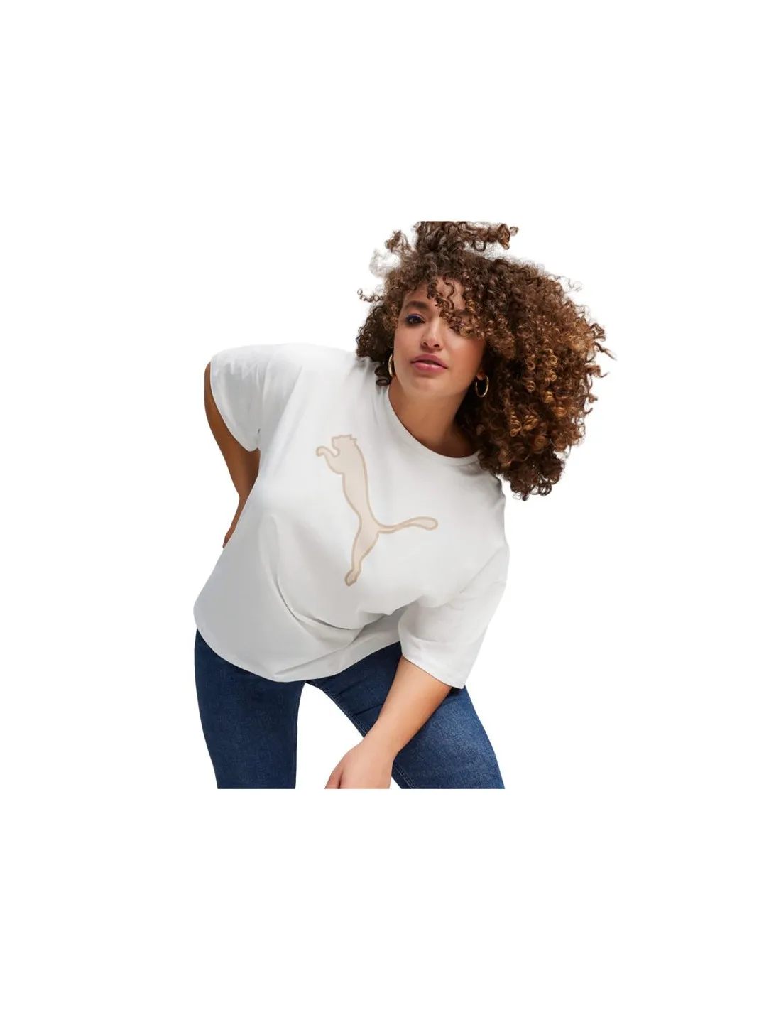 Camiseta Puma HER Graphic Blanco Mujer
