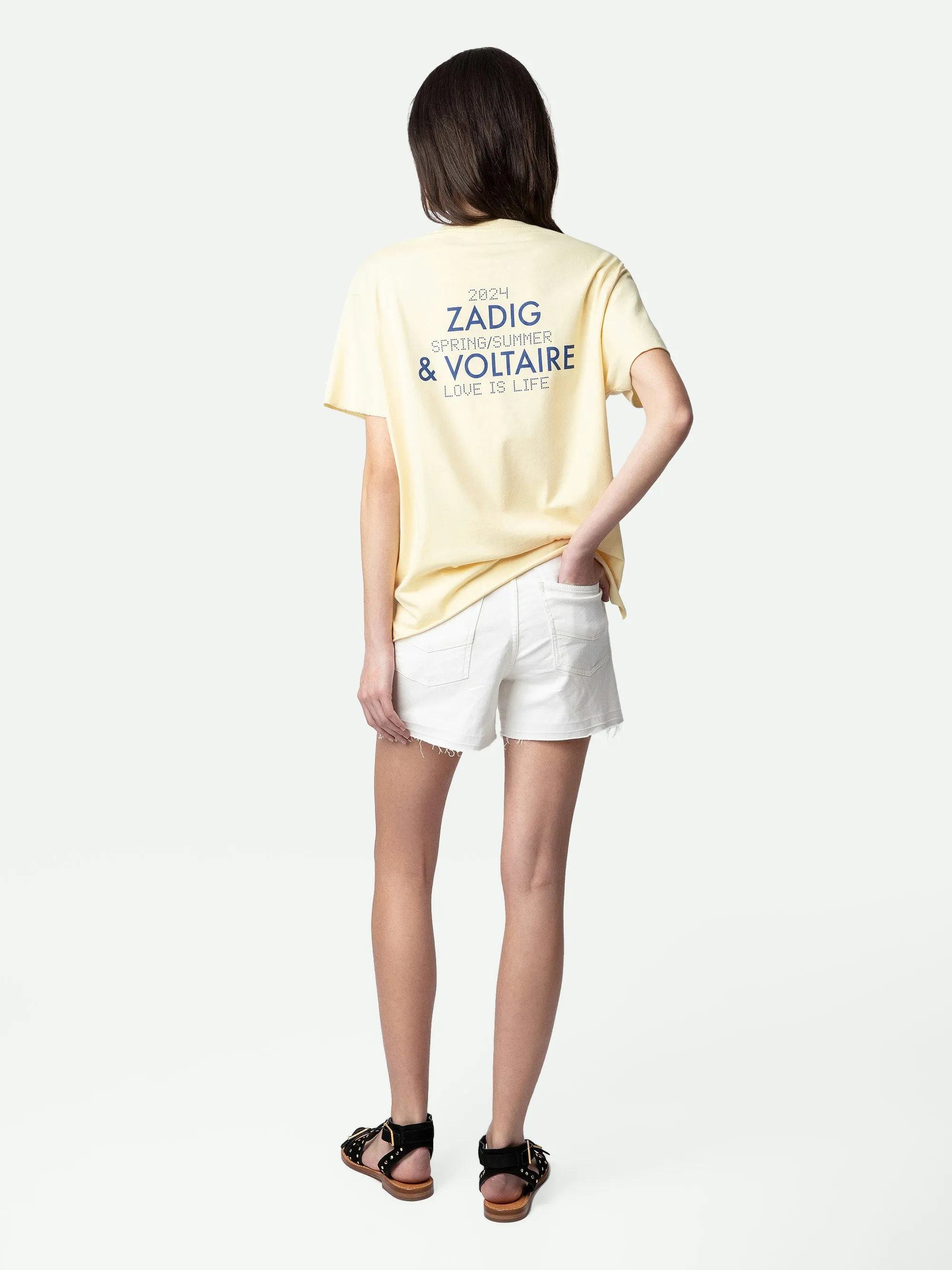 Camiseta Tommer Estampado Fotográfico Strass