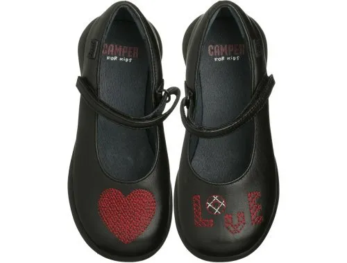 Camper Kids twins negro corazón