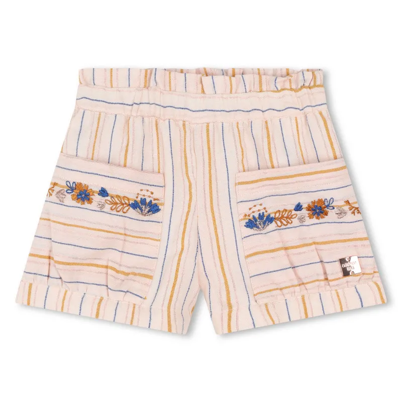 CARREMENT BEAU Pantalón estampado de gasa