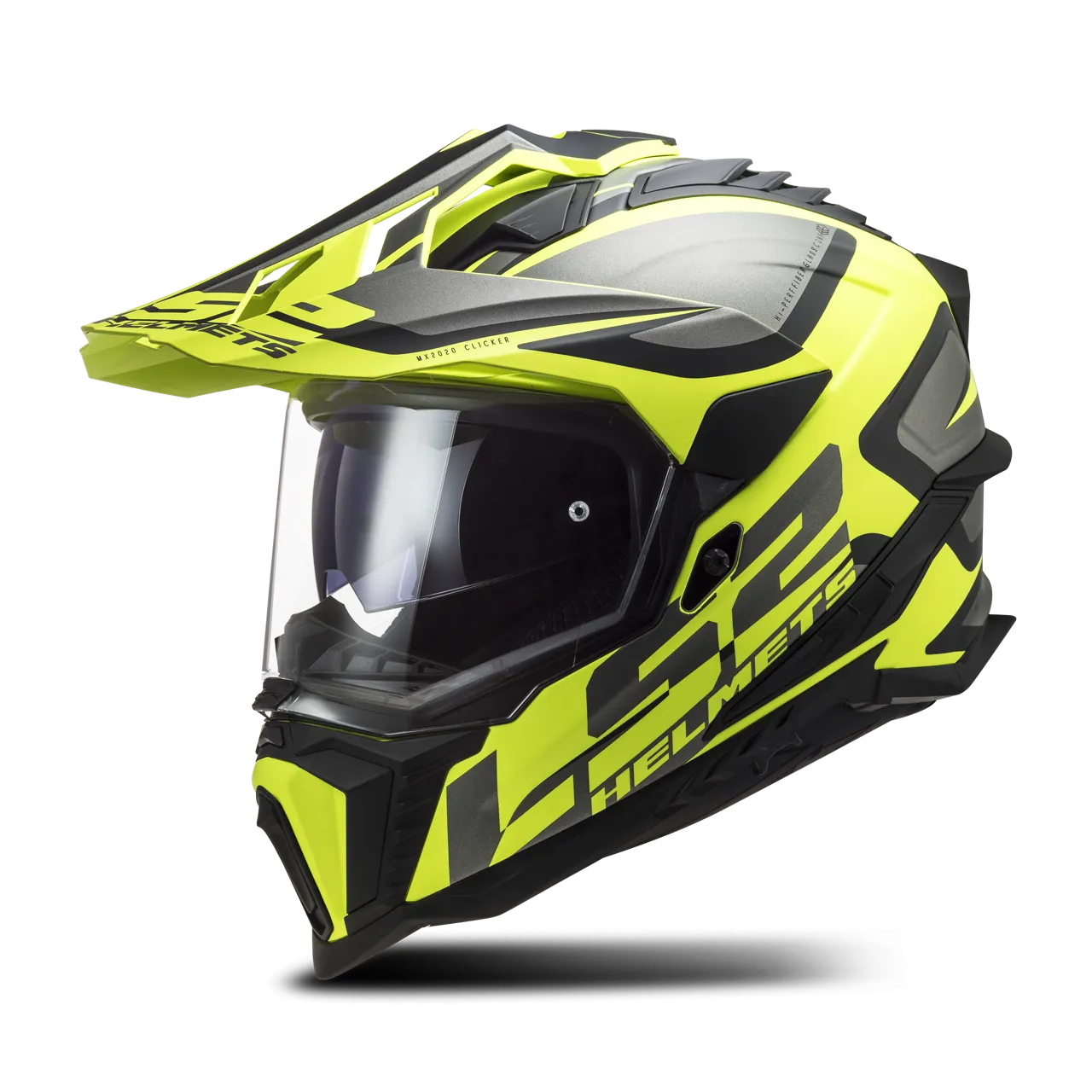 CASCO ADVENTURE LS2 MX701 EXPLORER ALTER NEGRO MATEAMARILLO HIVIS