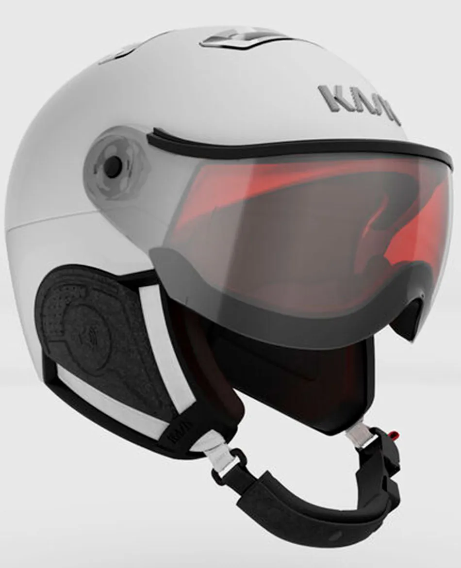 CASCO CON VISERA KASK CHROME PHOTO