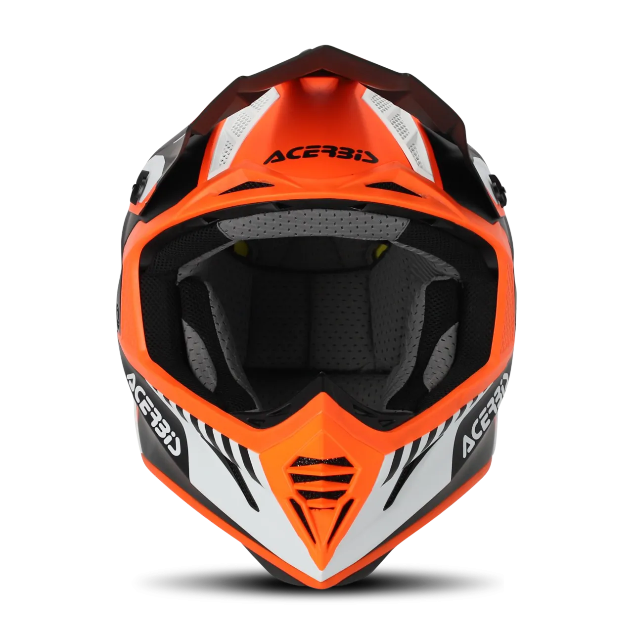CASCO DE CROSS ACERBIS XTRACK NARANJA FLúORNEGRO 