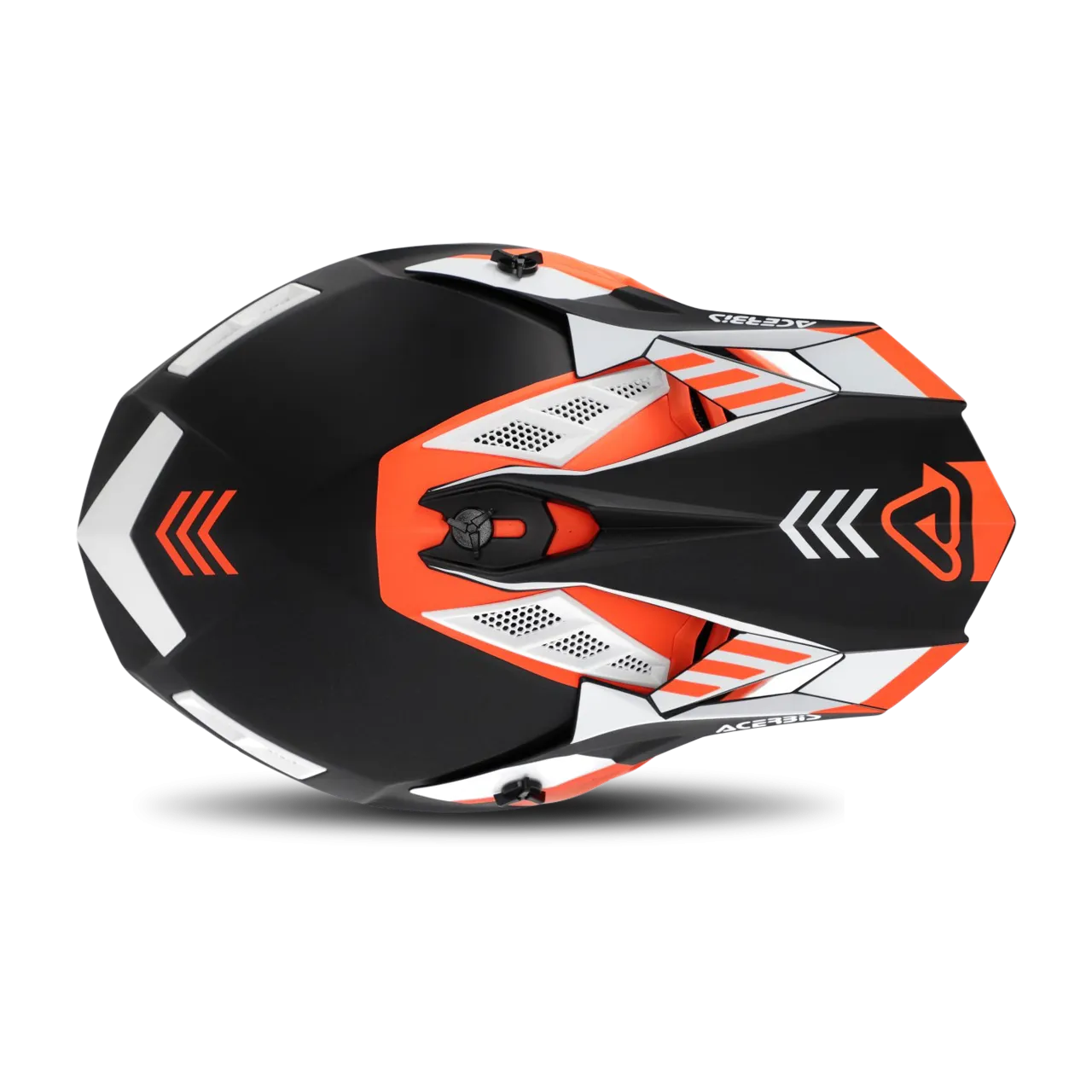 CASCO DE CROSS ACERBIS XTRACK NARANJA FLúORNEGRO 