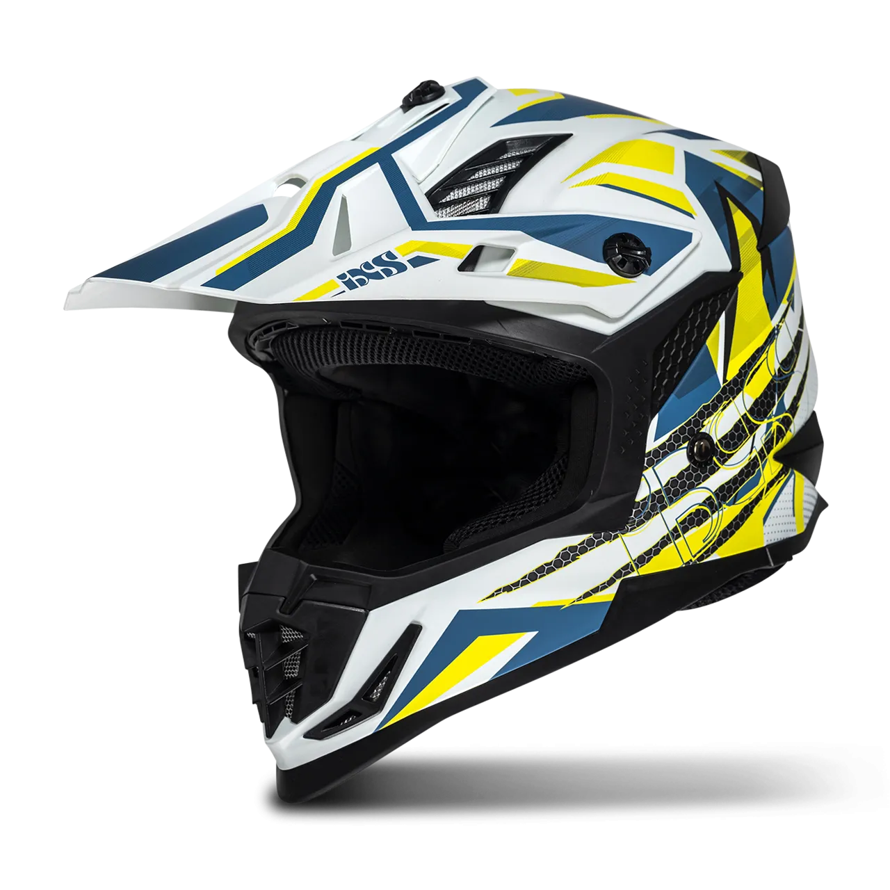 CASCO INTEGRAL IXS IXS363 2.0 BLANCO MATEAZULAMARILLO FLUO