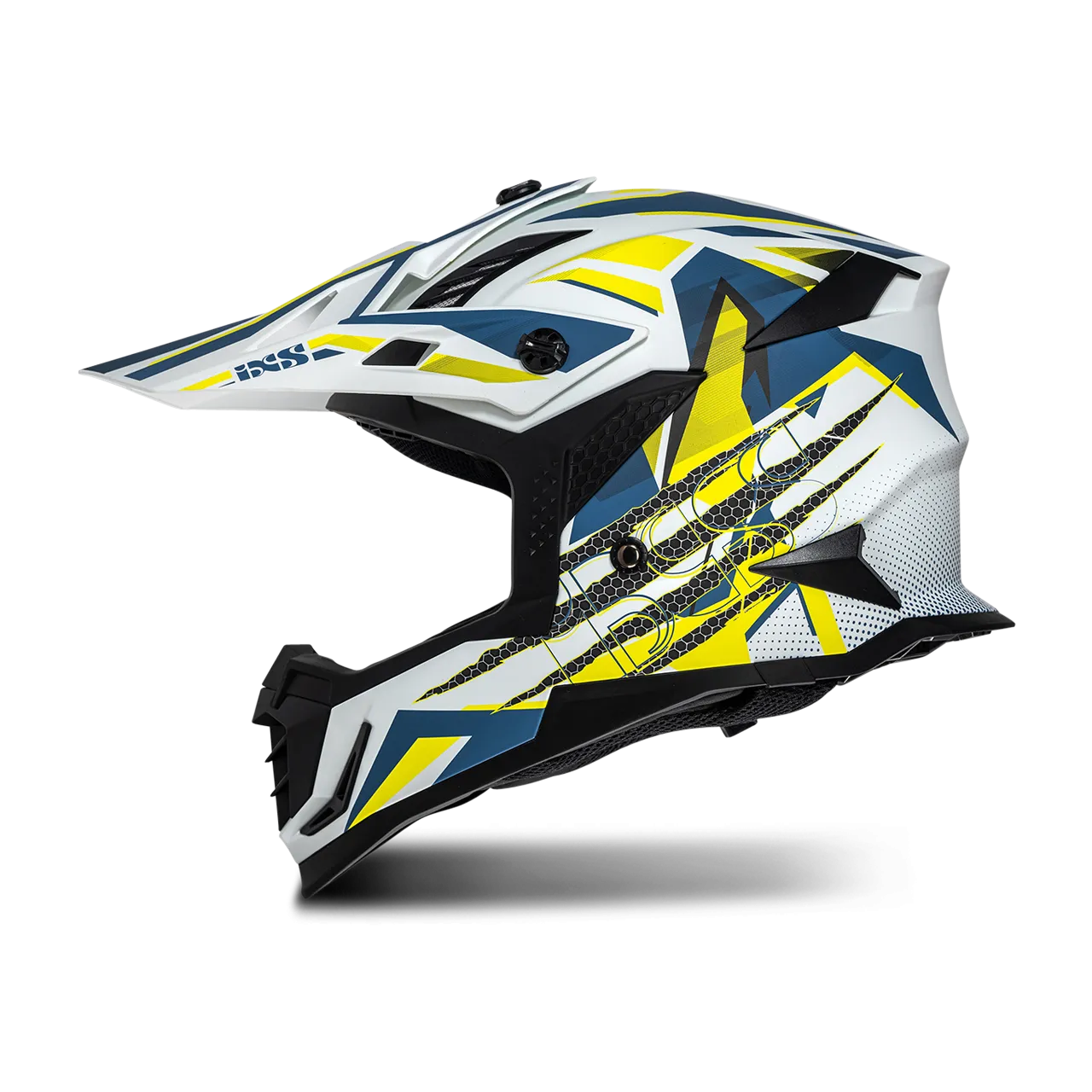 CASCO INTEGRAL IXS IXS363 2.0 BLANCO MATEAZULAMARILLO FLUO
