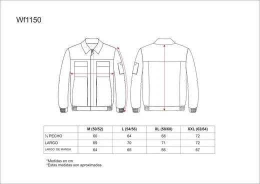 Cazadora linea 2 con cintura y tapetas combinadas Negro / Amarillo