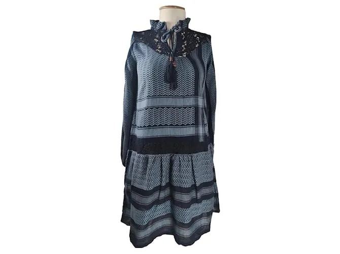 Cecilie Copenhagen Vestidos Azul Multicolor 