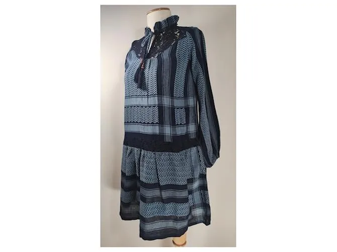 Cecilie Copenhagen Vestidos Azul Multicolor 