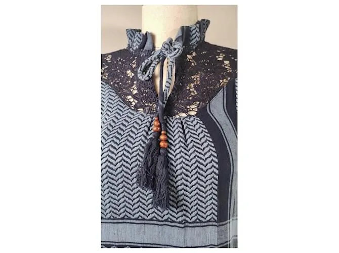 Cecilie Copenhagen Vestidos Azul Multicolor 