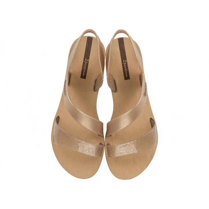 CHANCLAS DE MUJER IPANEMA VIBE SANDAL FEM BEIGE/GOLD
