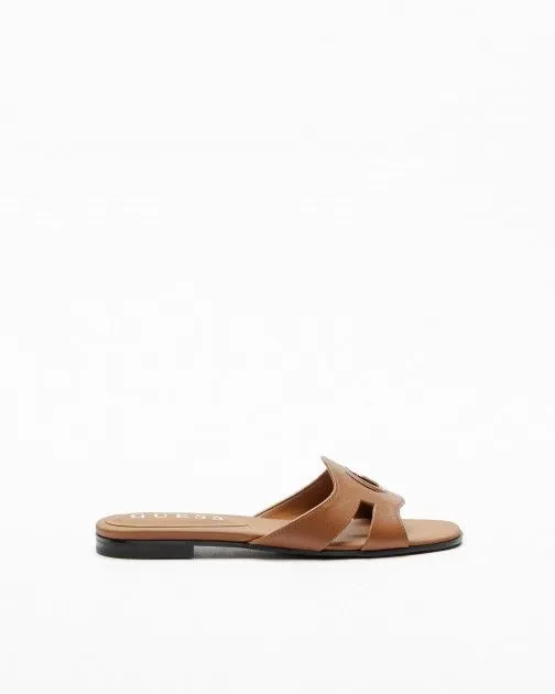 Chanclas Guess FLGCIALEA19 Camel
