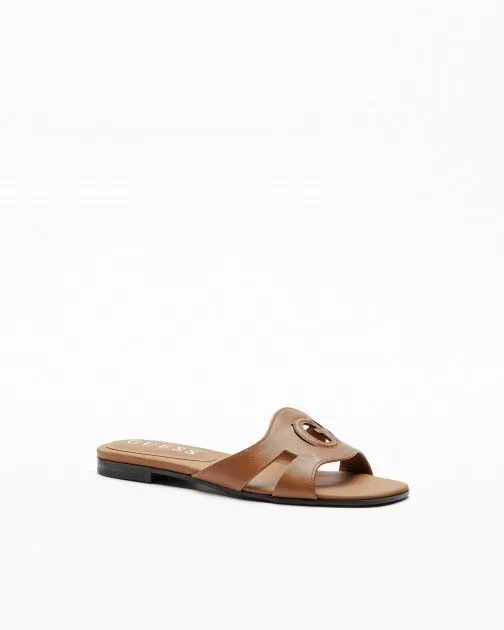 Chanclas Guess FLGCIALEA19 Camel