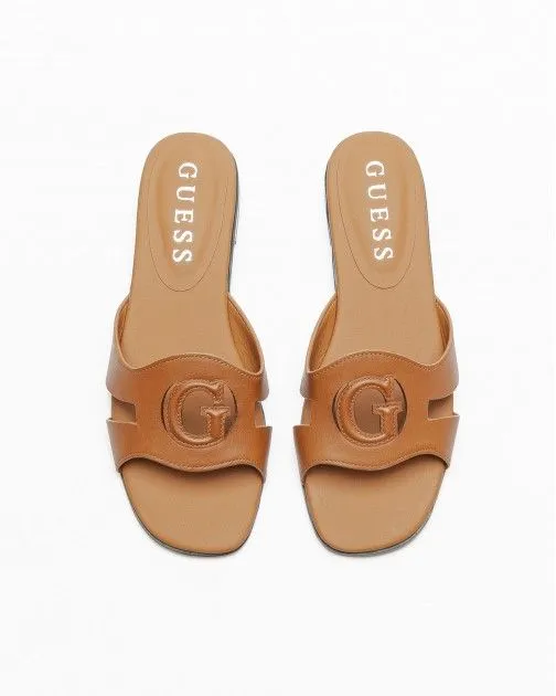 Chanclas Guess FLGCIALEA19 Camel