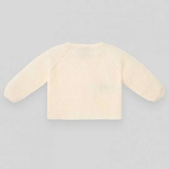 Chaqueta bebé vestir beige de Paz Rodriguez